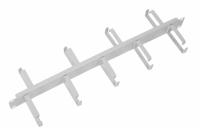 Кабельный органайзер горизонтальный ЦМО ГКО-1-9 двухсторонний кольца 1U шир.:19" глуб.:154.2мм