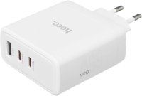 Сетевое зар./устр. Hoco N30 Glory 25W 3.25A+3A+1.5A (PD+QC) универсальное белый (84155)