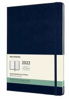 Еженедельник Moleskine CLASSIC WKNT XL 190х250мм 144стр. синий сапфир