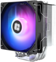 Устройство охлаждения(кулер) Thermalright Burst Assassin 120 SE ARGB Soc-AM5/AM4/1200/1700/1851 серебристый/черный 4-pin 25.6dB Al+Cu 510gr Ret (BA120-SE-ARGB)