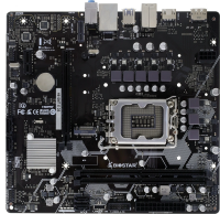 Материнская плата Biostar H610MT-E D5 Soc-1700 Intel H610 2xDDR5 mATX AC`97 8ch(7.1) GbLAN+HDMI+DP