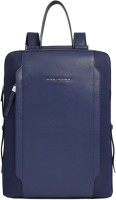 Рюкзак женский Piquadro Lyra CA4576W92T/BLU темно-синий нейлон/натур.кожа