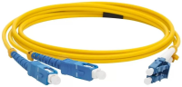 Патч-корд Lanmaster LAN-2LC-2SC/SU-3.0 2x9/125 OS1/OS2 LC дуплекс-SC дуплекс 3м LSZH оранжевый