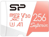 Флеш карта microSDXC 256GB Silicon Power SP256GBSTXDV3V20SP Superior + adapter
