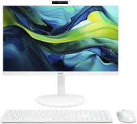 Моноблок Acer Aspire C24-1YE13U5UNH 23.8" Full HD i5 1334U (1.3) 16Gb SSD512Gb Iris Xe CR Eshell GbitEth WiFi BT 90W клавиатура мышь Cam белый 1920x1080