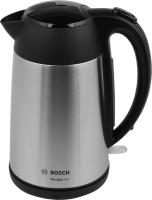 Чайник электрический Bosch TWK3P 1.7л. 2400Вт нержавеющая сталь корпус: нерж.сталь/пластик (TWK3P420)