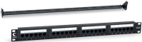 Патч-панель Cabeus PL-24-CAT.6-DUAL 19" 1U 24xRJ45 кат.6 UTP