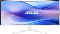 Монитор Asus 34" VU34WCIP-W белый VA LED 21:9 HDMI M/M матовая HAS 300cd 178гр/178гр 3440x1440 100Hz DP 2K USB 5.6кг