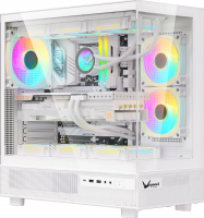 Корпус Formula Crystal Z8 белый без БП ATX 11x120mm 4x140mm 1xUSB3.0 audio bott PSU