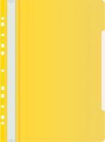Папка-скоросшиватель Бюрократ PS-P20YEL A4 прозрач.верх.лист боков.перф. пластик желтый 0.12/0.16