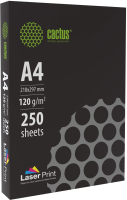 Бумага Cactus CS-LPA4120250 A4 марка A/120г/м2/250л./белый CIE170% для лазерной печати