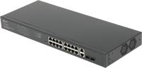 Коммутатор TP-Link TL-SG1218MPE (L2) 18x1Гбит/с 2xКомбо(1000BASE-T/SFP) 16PoE+ 192W управляемый
