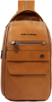 Рюкзак слинг мужской Piquadro Solm CA7028S141/BE песочный натур.кожа