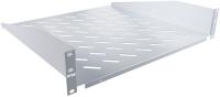 Полка стационарная NTSS NTSS-FF-450 2U нагр.:20кг. 19" 450мм серый