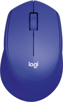 Мышь Logitech M330 Silent Plus синий оптическая 1000dpi silent беспров. USB 2but (910-004925)
