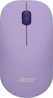 Мышь Acer OMR205 фиолетовый оптическая 1200dpi беспров. USB для ноутбука 3but (ZL.MCEEE.02K)