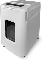 Шредер Heleos АП55-5 белый с автоподачей (секр.P-5) фрагменты 13лист. 55лтр. скрепки скобы пл.карты CD