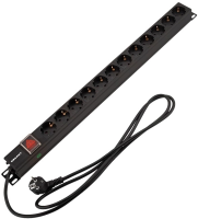 Блок распределения питания Rexant 04-0204-2 верт.размещ. 12xSchuko базовые 16A Schuko 2м