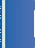 Папка-скоросшиватель Бюрократ PS-P20BLU A4 прозрач.верх.лист боков.перф. пластик синий 0.12/0.16