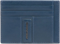 Чехол для кредитных карт Piquadro Victor PP2762W143R/BLU синий натур.кожа