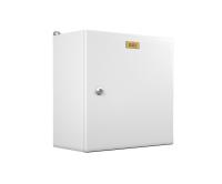 Шкаф электротехнический Elbox ELBOX EMW-500.400.210-1-IP66 одноствор. настенный 500мм 400мм 210мм 195мм IP66 несъемн.бок.пан. 100кг светло-серый сталь