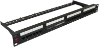 Патч-панель Sysmatrix PP 1901U.S245EU.M 19" 1U 24xRJ45 кат.5E UTP