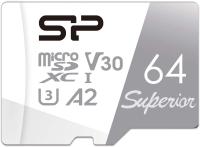Флеш карта microSDXC 64GB Silicon Power SP064GBSTXDA2V20SP Superior + adapter