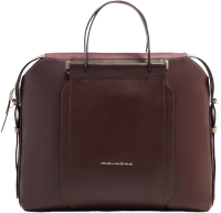 Сумка женская Piquadro Circle CA4577W92/BORO с отделением для ноутбука 14" сливовая натур.кожа