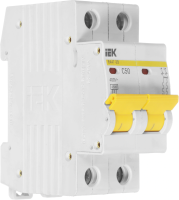 Выключатель автоматический IEK MVA20-2-050-C ВА47-29 50A тип C 4.5kA 2П 400В 2мод белый (упак.:1шт)