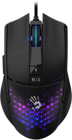 Мышь A4Tech Bloody L65 Max черный/фиолетовый оптическая 12000dpi USB 6but (L65 MAX/HONEYCOMB)