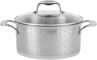 Кастрюля Rondell Vintage RDS-344 5л. d=24см (с крышкой) стальной