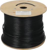 Кабель информационный NTSS NTSS-OUT-FTP4-5Е-PE-BL кат.5E FTP 4 пары 24AWG PE внешний 305м черный