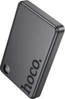 Мобильный аккумулятор Hoco Q34 Clever 10000mAh QC3.0/PD3.0 20W 3A беспров.зар. серый (44068)