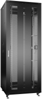 Шкаф коммутационный Cabeus (ND-05C-42U80/80-BK) напольный 42U 800x800мм пер.дв.перфор. задн.дв.перфор. 800кг черный 700мм 104.6кг 220град. 2055мм IP20 сталь