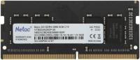 Память DDR4 8Gb 2666MHz Netac NTBSD4N26SP-08 Basic RTL PC4-21300 CL19 SO-DIMM 260-pin 1.2В single rank Ret