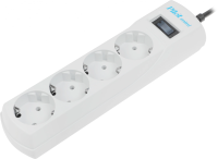 Сетевой фильтр Pilot mini 3м (4 розетки) белый (коробка)