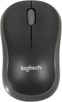 Мышь Logitech M185 черный/серый оптическая 1000dpi беспров. USB для ноутбука 2but (910-002252)