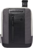 Сумка Piquadro Brief2 Special CA3084BR2S/GRN серая/черная нейлон/натур.кожа