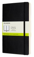 Блокнот Moleskine CLASSIC SOFT EXPENDED QP618EXP Large 130х210мм 400стр. нелинованный мягкая обложка черный