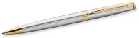 Ручка шариков. Waterman Hemisphere (S0920370) Steel GT M син. черн. подар.кор.