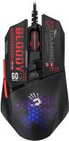 Мышь A4Tech Bloody W60 Max Mini черный/рисунок оптическая 12000dpi USB 9but