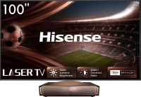 Телевизор Laser Hisense 100" 100L9QD золотистый 4K Ultra HD 240Hz DVB-T DVB-T2 DVB-C DVB-S DVB-S2 3D USB WiFi Smart TV