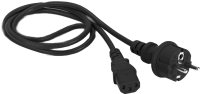 Шнур питания Lanmaster LAN-PP13/SH-1.0-BK C13-Schuko проводник.:3x0.75мм2 0.5м 220В 10А черный