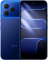 Смартфон Tecno Spark 50 128Gb 6Gb синий моноблок 3G 4G 2Sim 6.78" 720x1600 Android 16 50Mpix 802.11 a/b/g/n/ac/ax NFC GPS GSM900/1800 GSM1900 Protect FM microSD max2048Gb