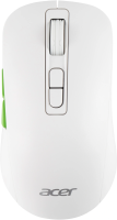 Мышь Acer OMR311 белый оптическая 2400dpi беспров. BT/Radio USB 7but (ZL.MCECC.034)