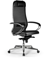 Кресло Метта Comfort S Infinity Easy Clean сет./экокожа с подголов. крестов. металл хром (комплект 1шт)