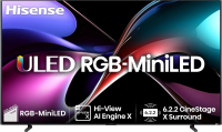 Телевизор QLED Hisense 100" 100UXQ угольно-серый 4K Ultra HD 165Hz MEMC DVB-T DVB-T2 DVB-C DVB-S DVB-S2 USB WiFi Smart TV