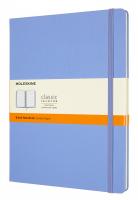 Блокнот Moleskine CLASSIC QP090B42 XLarge 190х250мм 192стр. линейка твердая обложка голубая гортензия