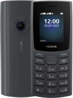 Мобильный телефон Nokia 110 DS TA-1567 0.048 черный моноблок 2Sim 1.8" 240x320 Series 30+ 0.3Mpix GSM900/1800 Protect MP3 FM microSD max32Gb