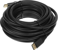Кабель аудио-видео Cactus CS-DP-DP-1.4-10 DisplayPort (m)/DisplayPort (m) 10м. позолоч.конт. черный